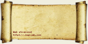 Ema Panjković vizit kartica